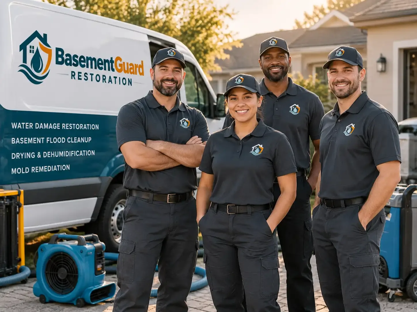 Basement Water Damage Restoration company in Sarona, WI